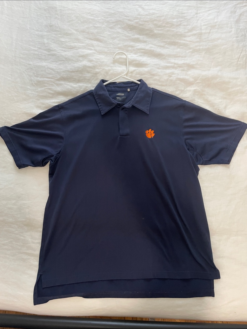 adidas Navy Polo Shirt Clemson